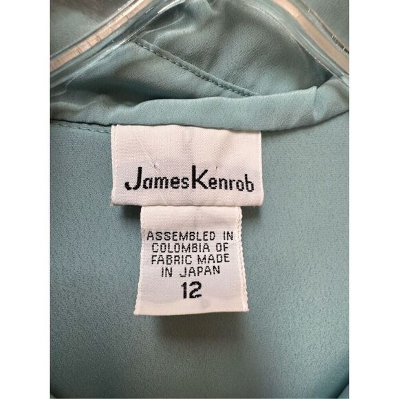 James Kenrob women’s vintage 90s Japanese button up blouse light blue - Picture 5 of 5